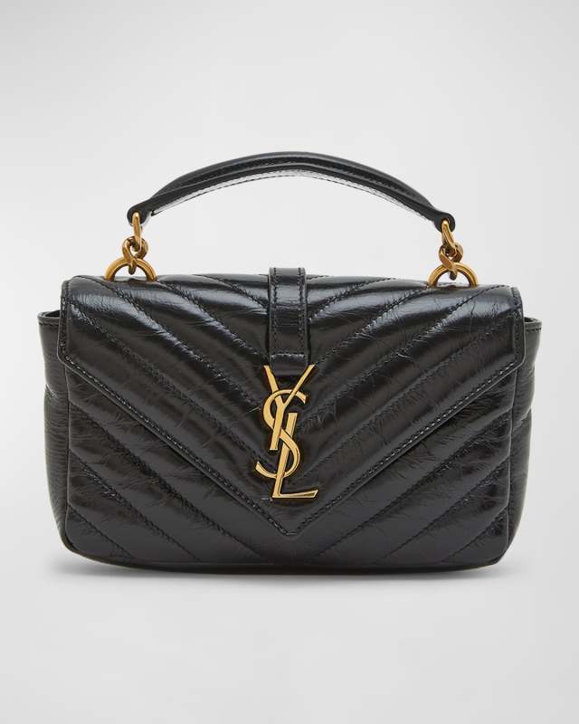 College Mini YSL Quilted Crossbody Bag