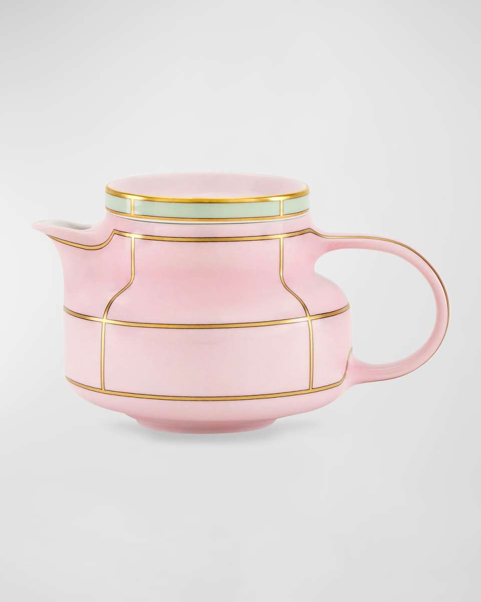 Diva Teapot with Cover, Rosa