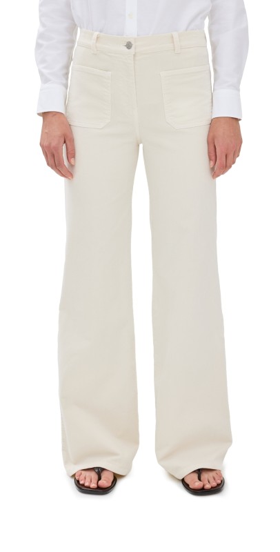 Nili Lotan Florence Corduroy Pants Stone