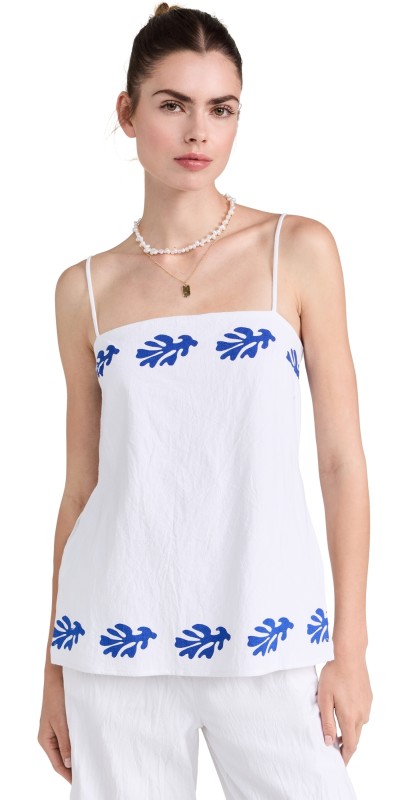 Seven Wonders Amala Top White/Blue