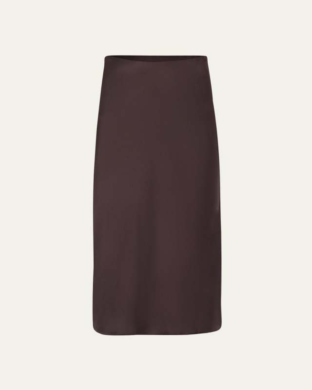 Pull On Bias Midi Skirt
