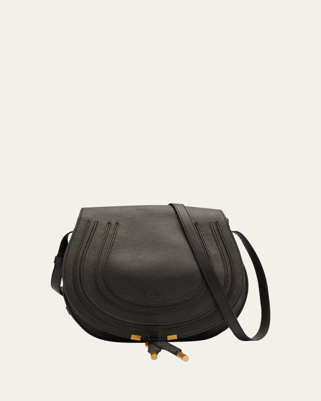 Marcie Medium Crossbody Bag in Grained Leather