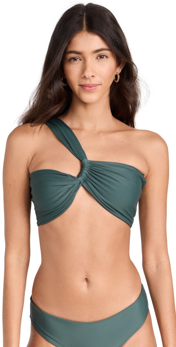 MIKOH Razo Bikini Top Petrol