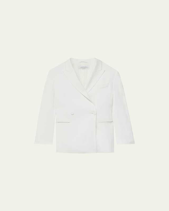 Fluid Double-Breasted Jacket