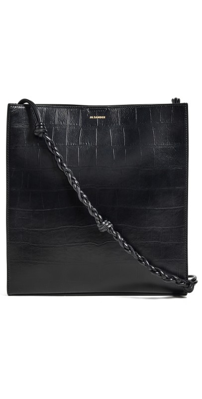 Jil Sander Tangle Medium Crossbody Black