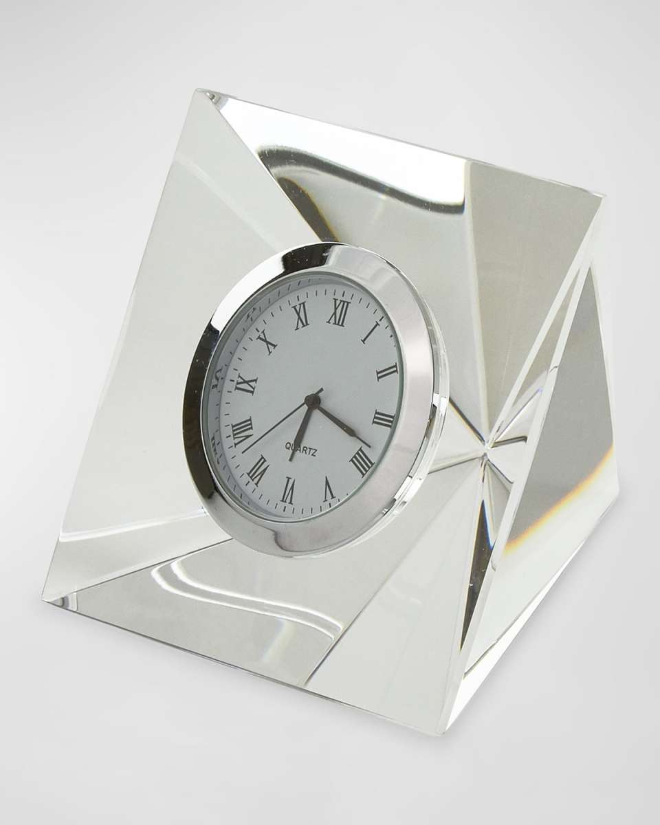 Clear Crystal Diamond Clock
