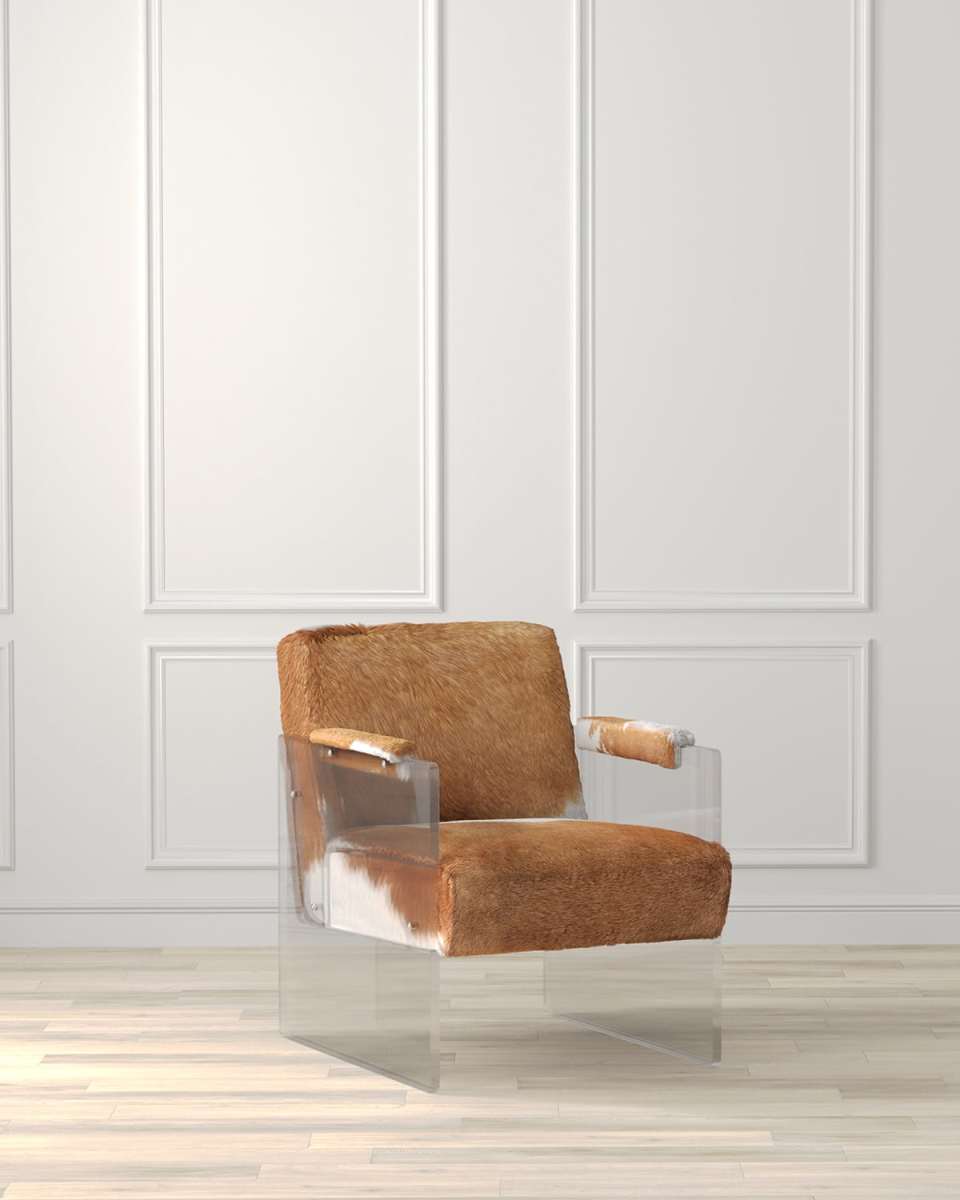 Holloway Hair on Hide Accent Chair
