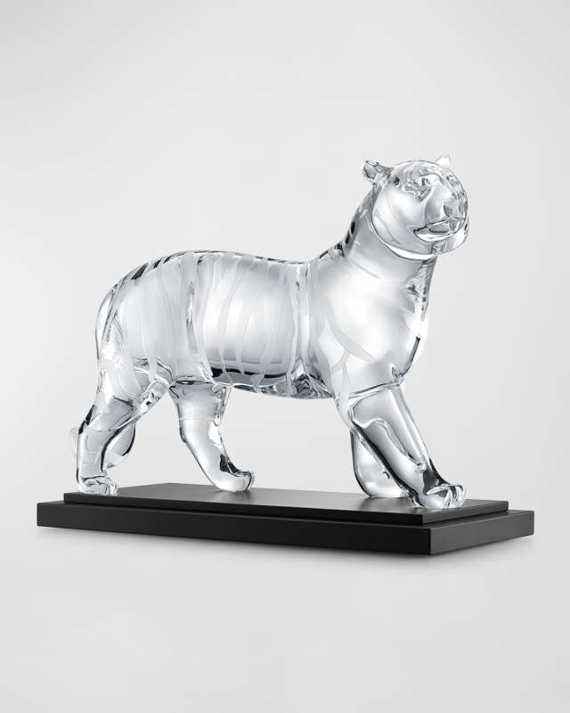 Royal Tiger Crystal Sculpture