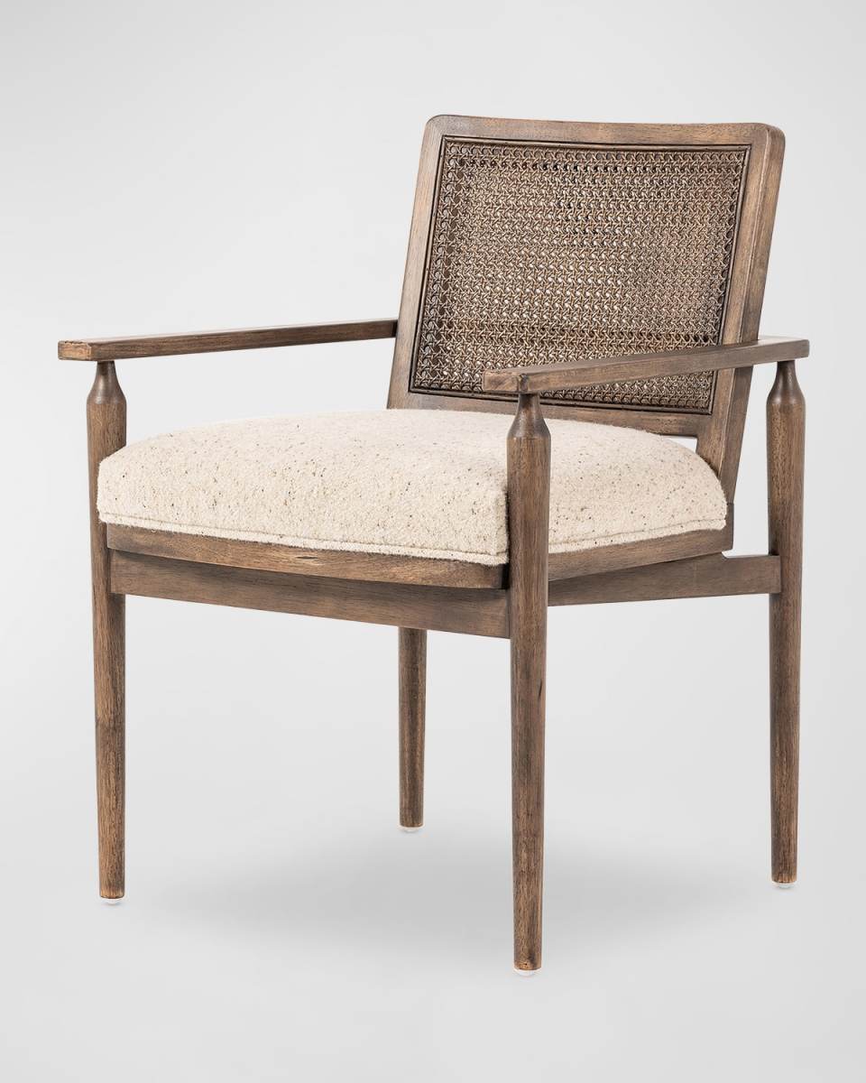 Xavier Cane Dining Armchair