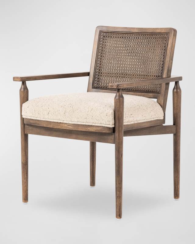 Xavier Cane Dining Armchair