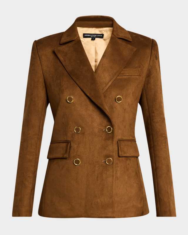 Arielle Vegan Suede Blazer