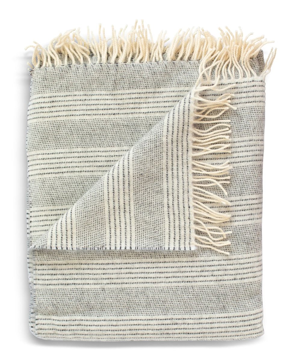 Alpaca Multi Stripe Throw