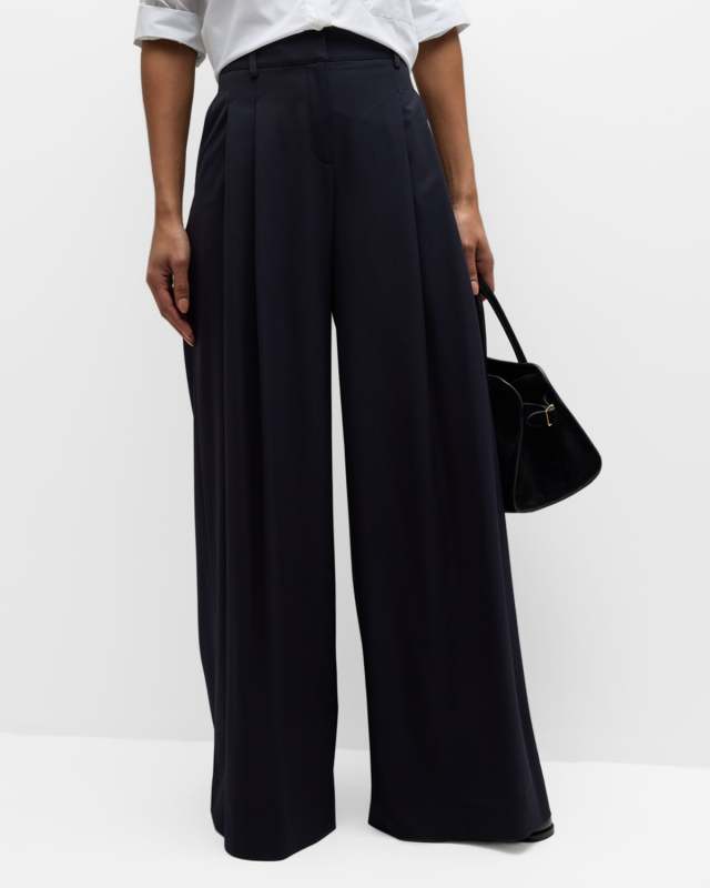 New Didi Wool-Blend Wide-Leg Pants