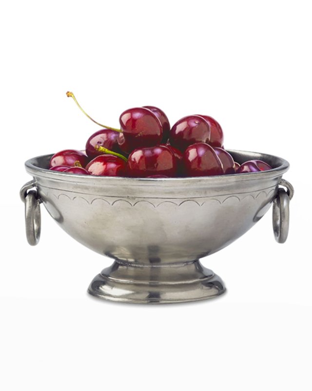 Small Deep Footed Bowl with Rings