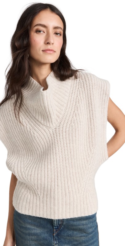 Isabel Marant Laos Vest Sand