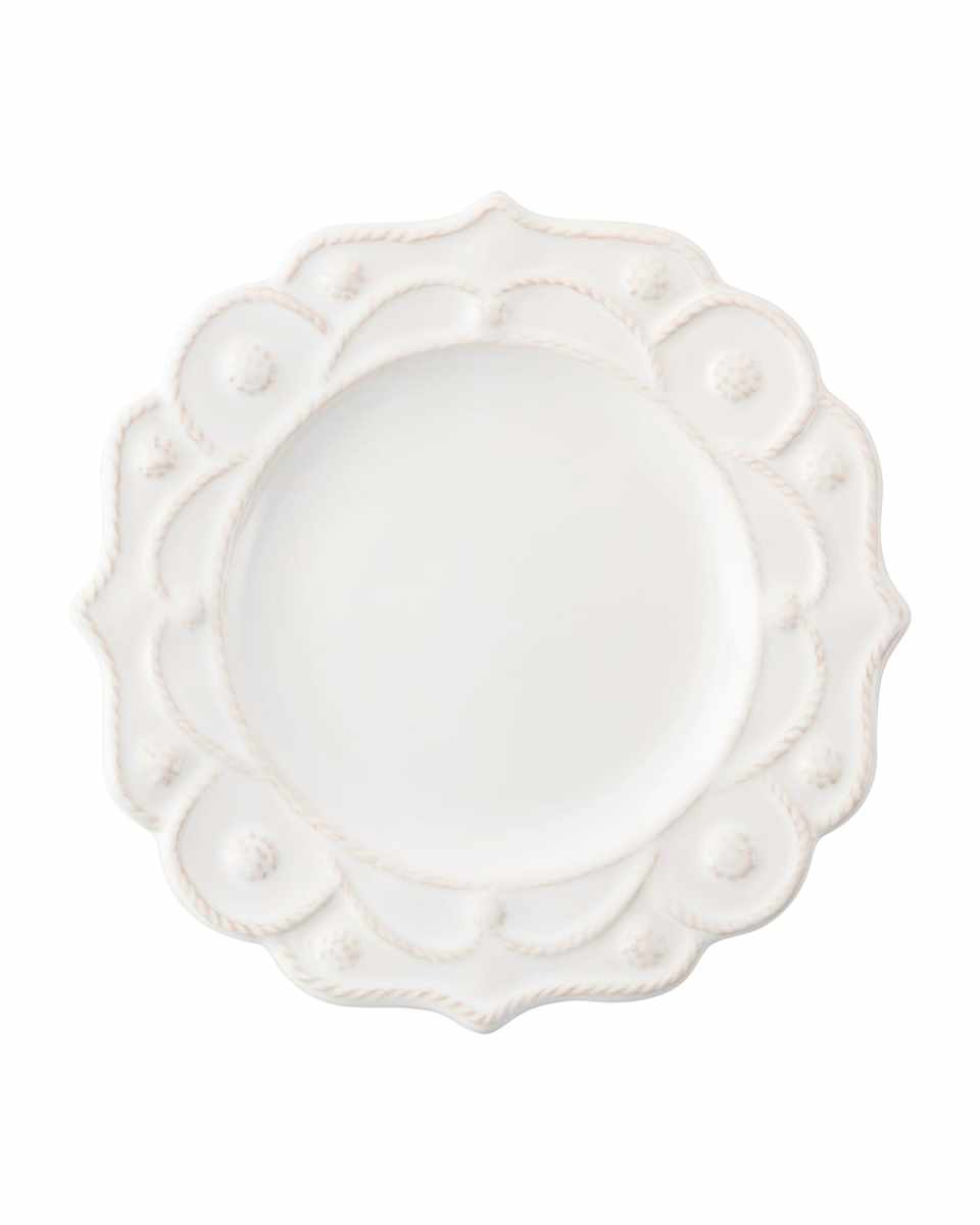 Jardins du Monde Side/Cocktail Plate - Whitewash