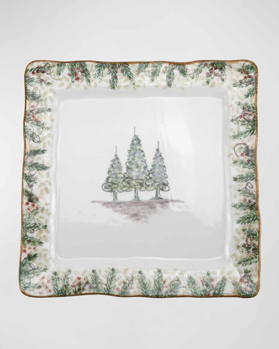 Natale Square Dinner Plate