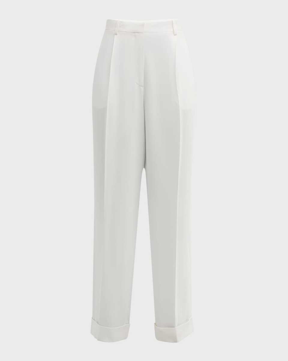 Tor Pleated Wide-Leg Pants