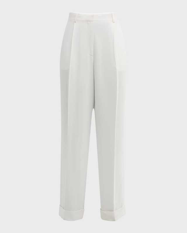 Tor Pleated Wide-Leg Pants