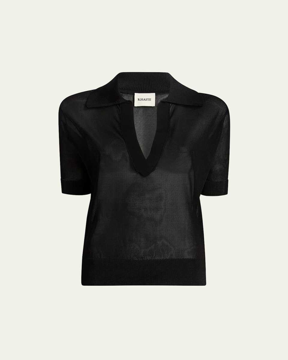 Julita Knit Polo Top
