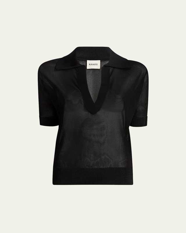 Julita Knit Polo Top