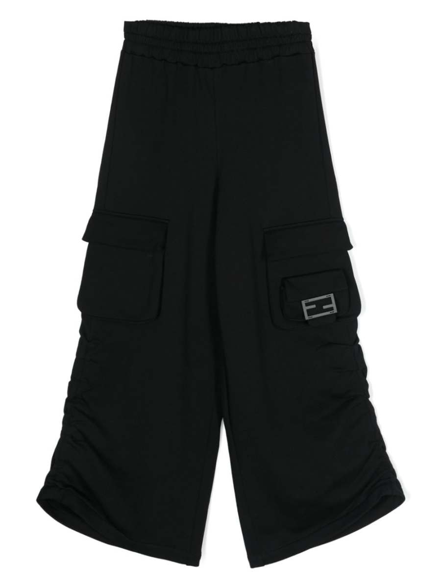 logo-plaque cargo trousers