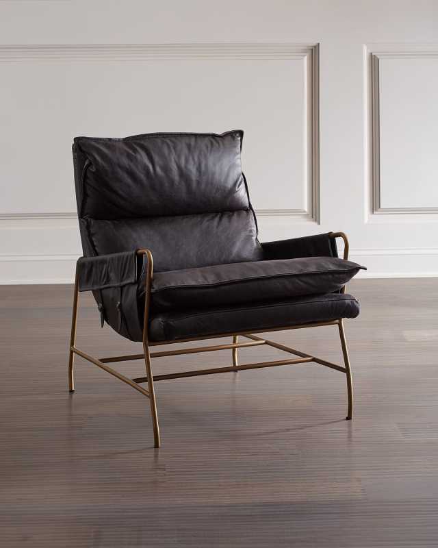 Taryn Leather Sling Chair