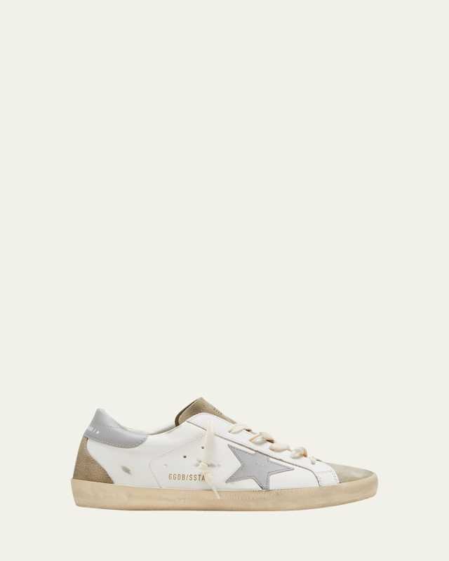 Superstar Mixed Leather Low-Top Sneakers