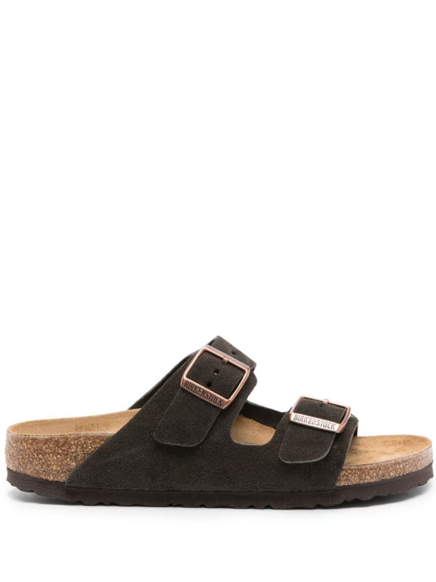 Arizona suede slides