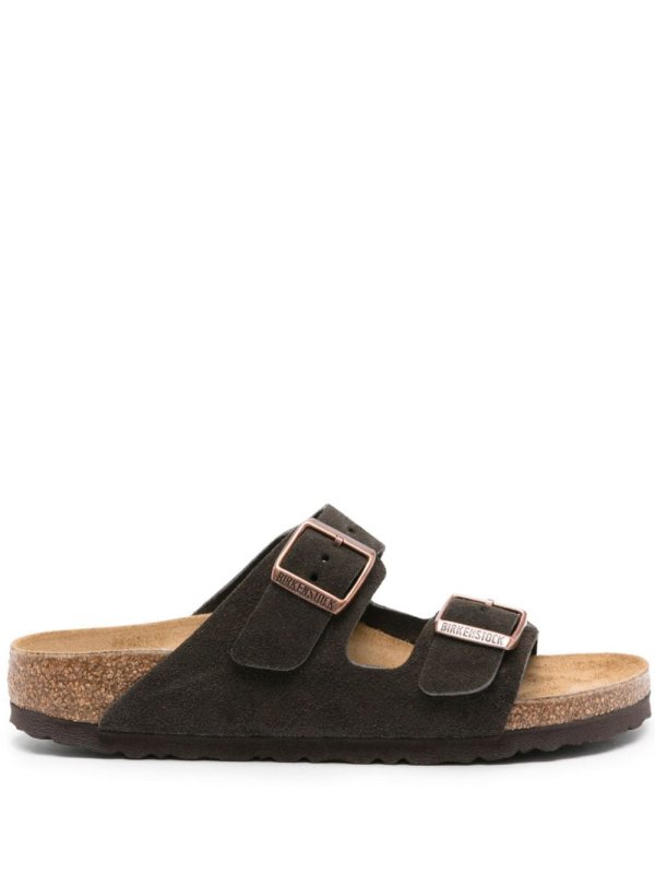 Arizona suede slides