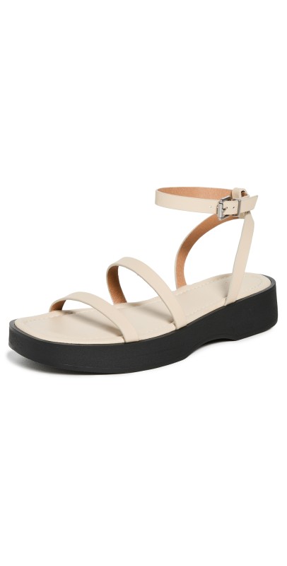 Madewell The Birdie Double-Strap Platform Sandal Summer Dune