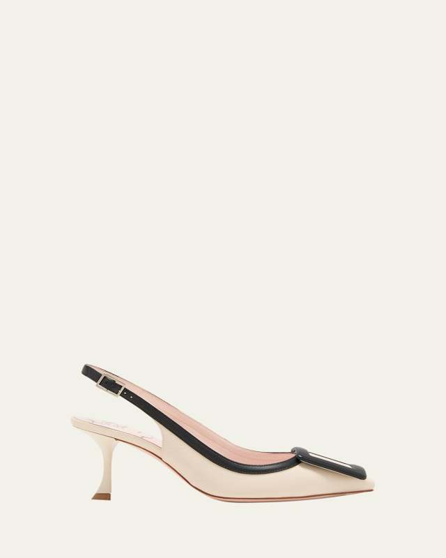 Viv In The City Bicolor Slingback Pumps