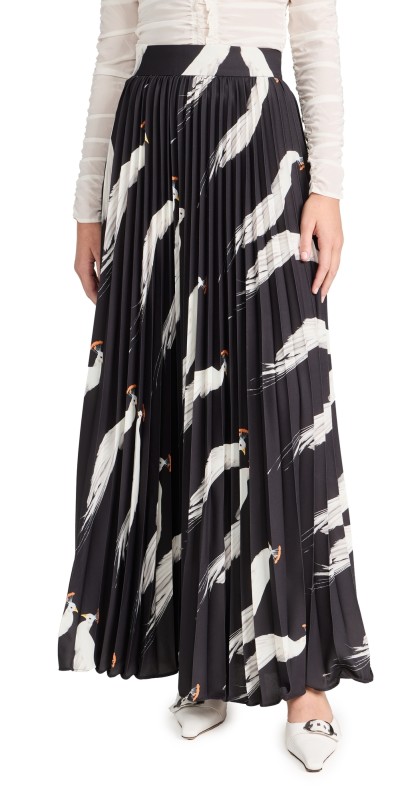 The Lulo Project Susan B Skirt Black Peacock