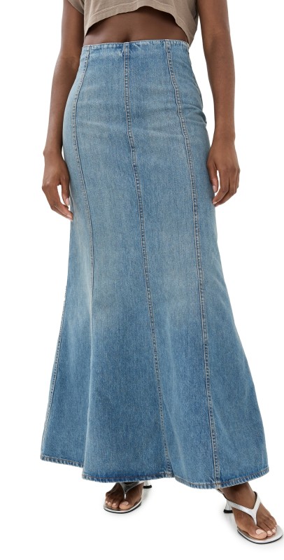 HAIKURE Shaquille Oil Blue Skirt Oil Blue