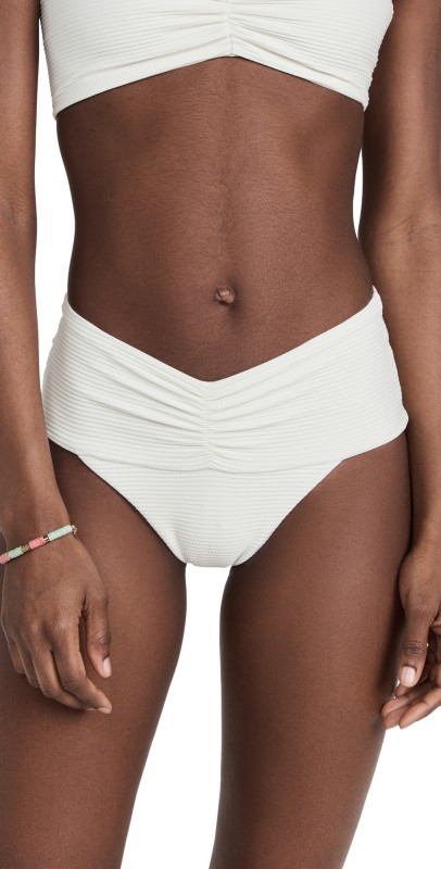 LSPACE Bardot Bikini Bottom Cream