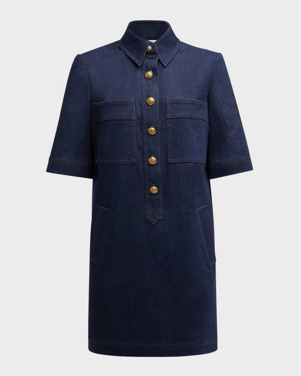 Koulis Denim Shirtdress