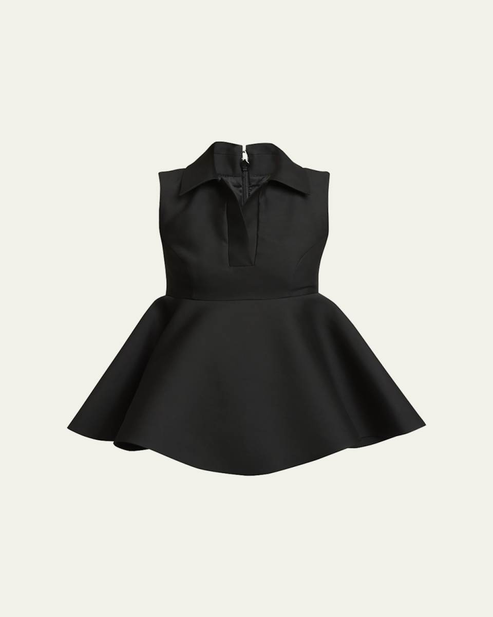 Spalla Peplum Wool Top
