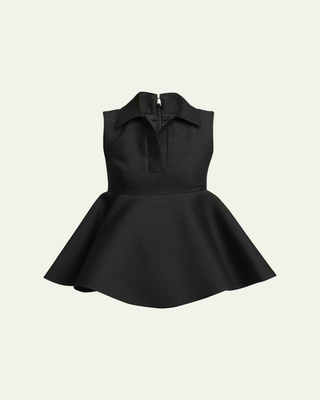 Spalla Peplum Wool Top