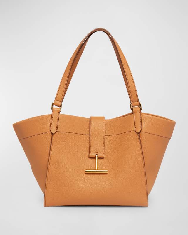 Tara Medium Grain Leather Tote Bag
