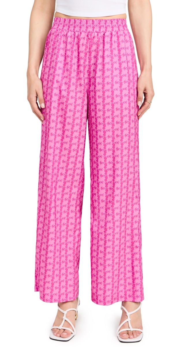 English Factory Printed Long Pants Pink