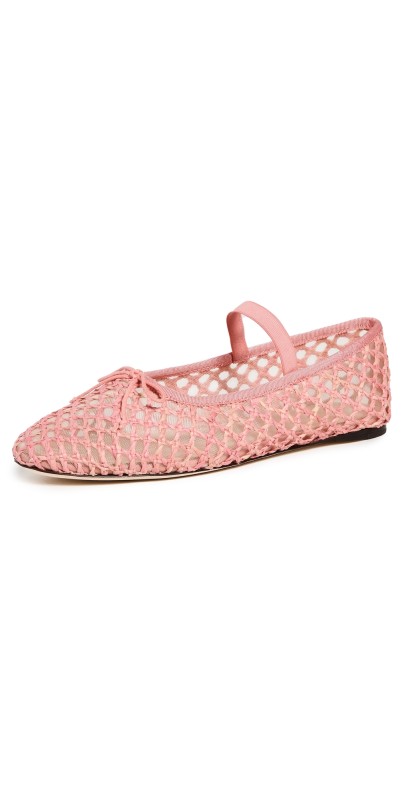 Loeffler Randall Leonie Soft Ballet Flats Pink