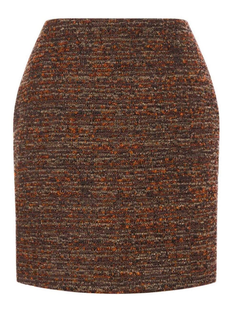 Alberta Ferretti Jupe Midi - Marron