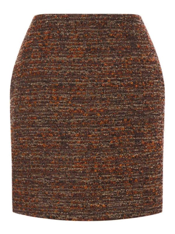 Alberta Ferretti Jupe Midi - Marron