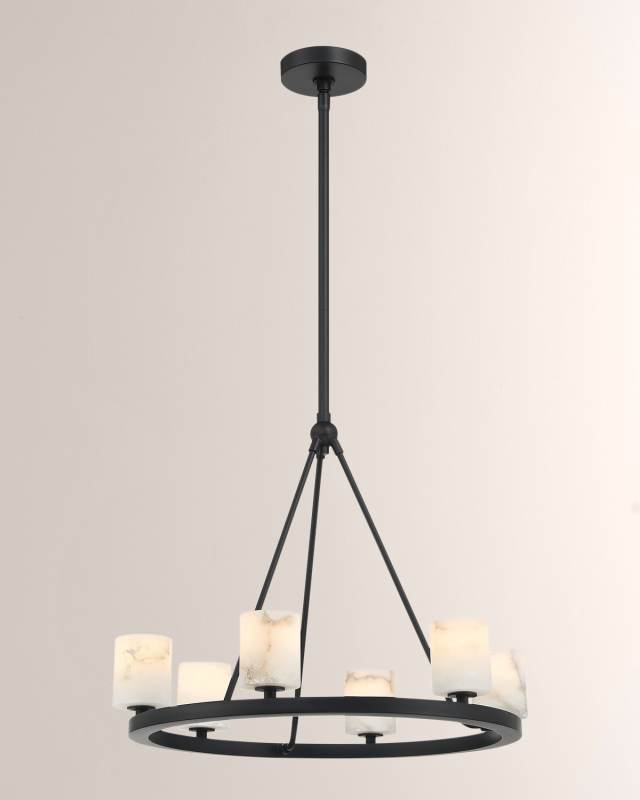 Aragon 23" Round 6-Light Chandelier
