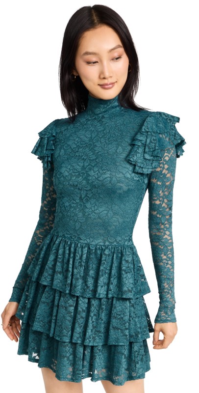 CAROLINE CONSTAS Emily Dress Aegean Sea