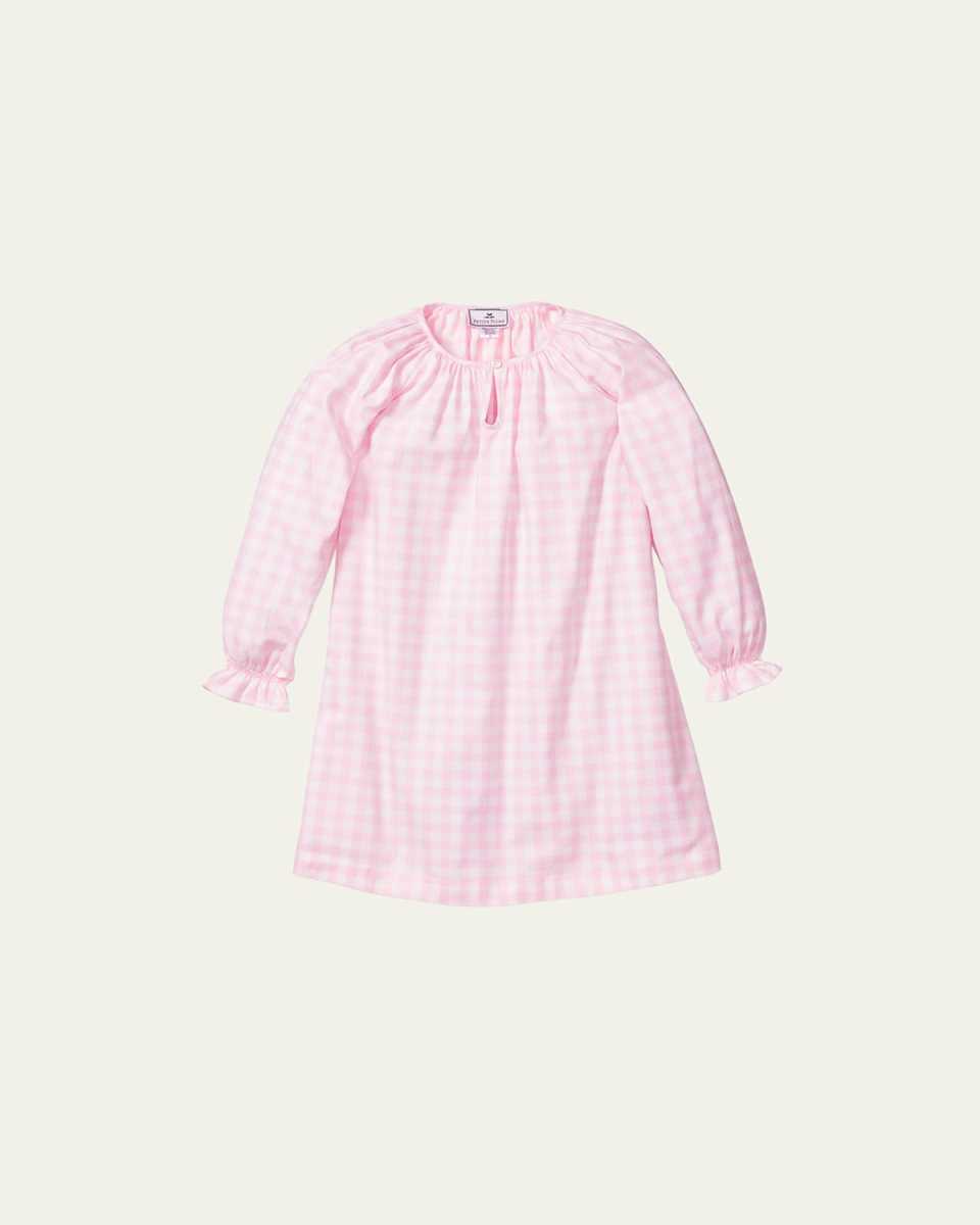 Girl's Delphine Gingham Nightgown, Size 6M-14