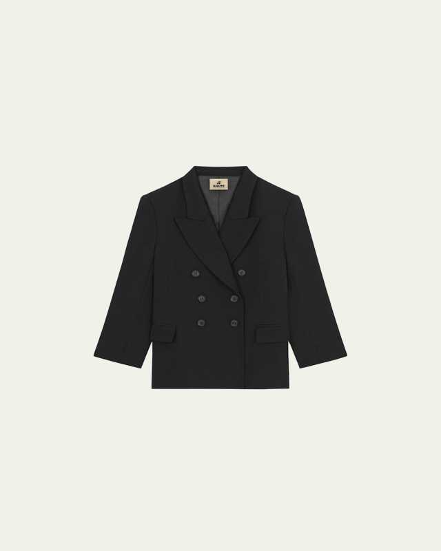 Girl's Tammie Double Breasted Blazer, Size 4-10