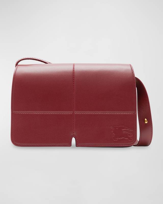 Snip Geometric Leather Shoulder Bag