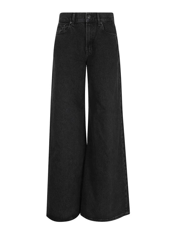 7 For All Mankind Jean Bootcut - Noir