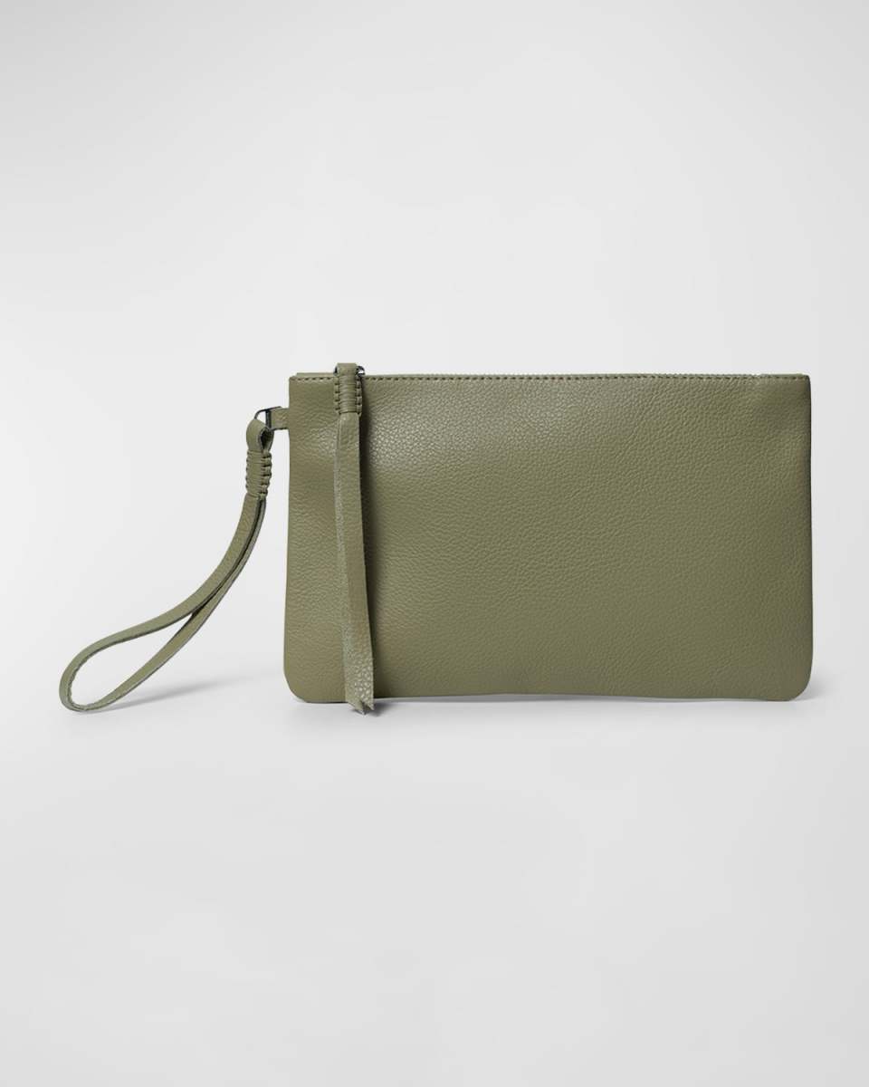 Slim Pochette Leather Wristlet